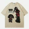 retro cartoon character graphic tee vibrant streetwear 5275