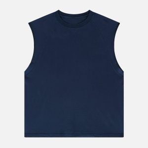 retro cotton vest urban streetwear essential 4781