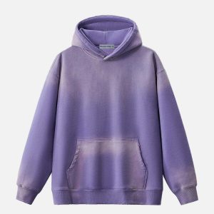 retro gradient hoodie   youthful & urban streetwear 1973