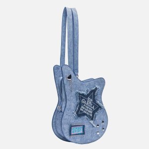 retro guitar bag dual use design chic & versatile 8602