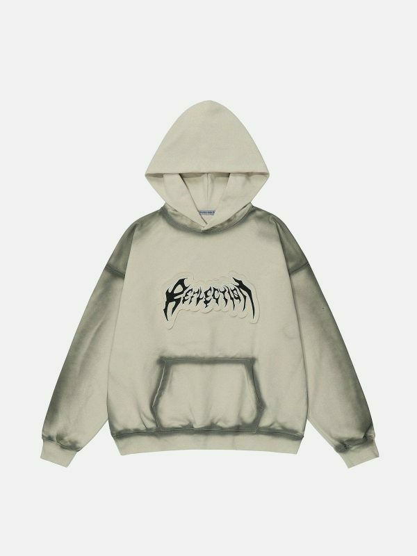 retro inkjet printing hoodie edgy streetwear 2535