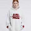 retro letter print hoodie urban streetwear 3853