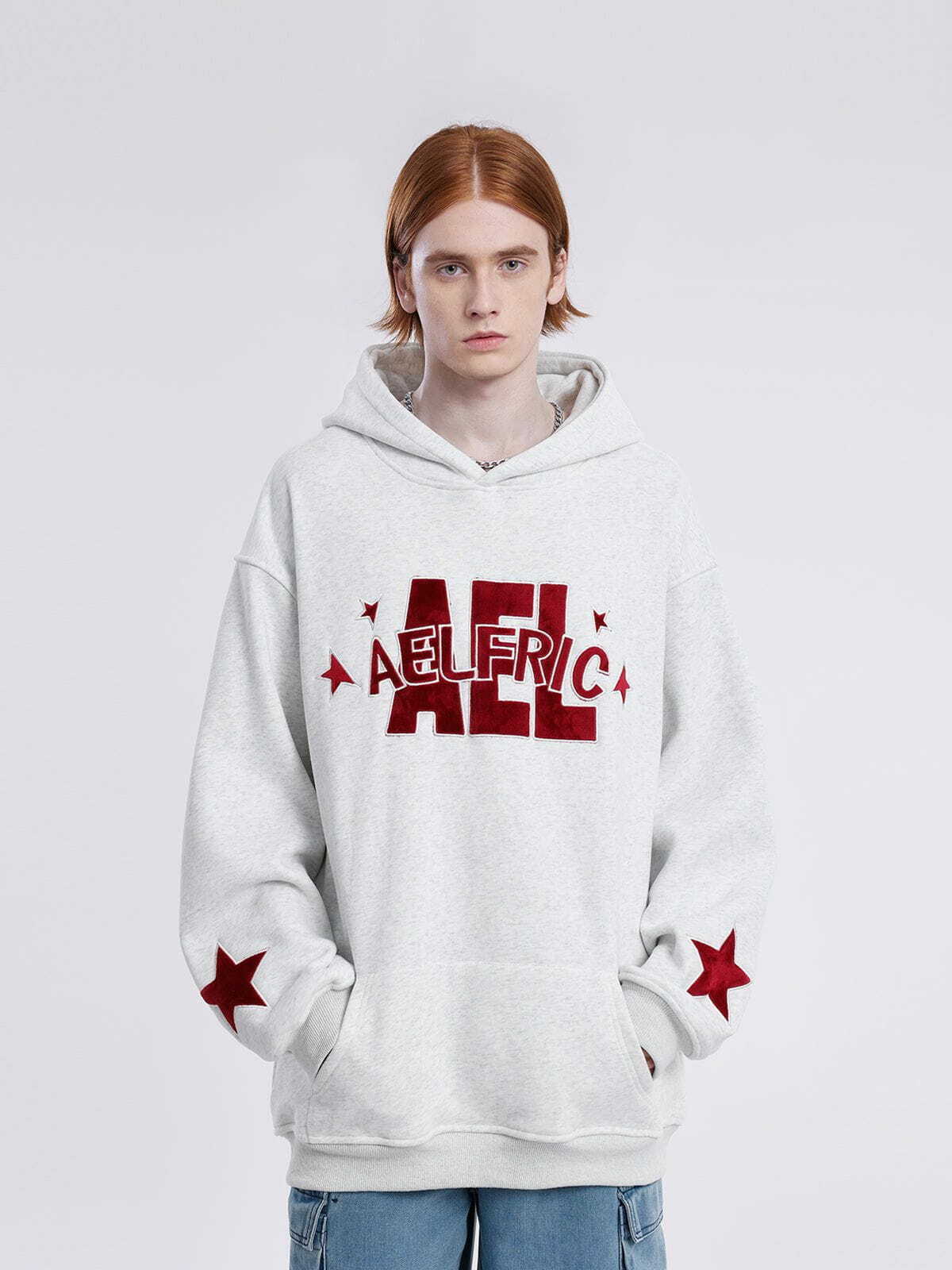 retro letter print hoodie urban streetwear 3853