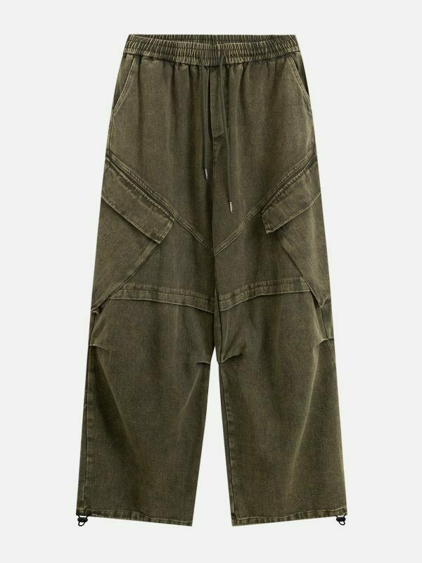 retro slant pocket cargo pants 6062