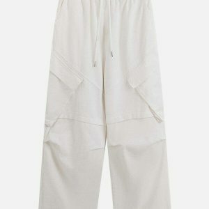 retro slant pocket cargo pants 8657