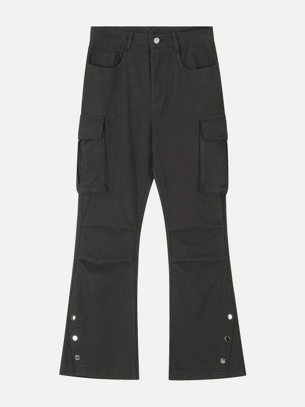 retro wrinkle button cargo pants 2744