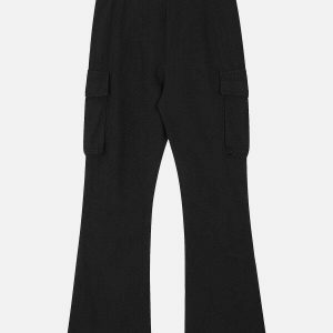 retro wrinkle button cargo pants 6332