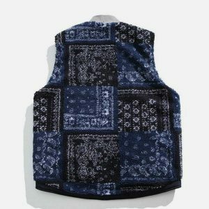 reversible bandana vest edgy & retro streetwear 2149