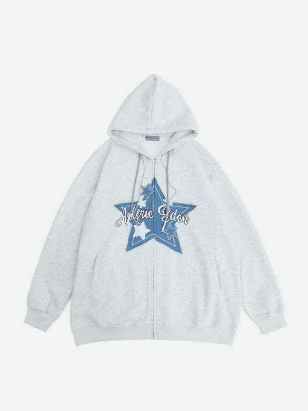 revolutionary broken star hoodie edgy streetwear 4047