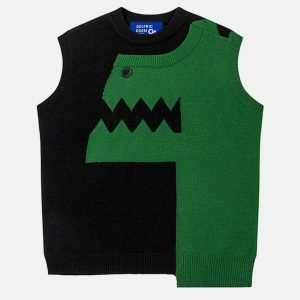 revolutionary dinosaur sweater vest urban statement 5843