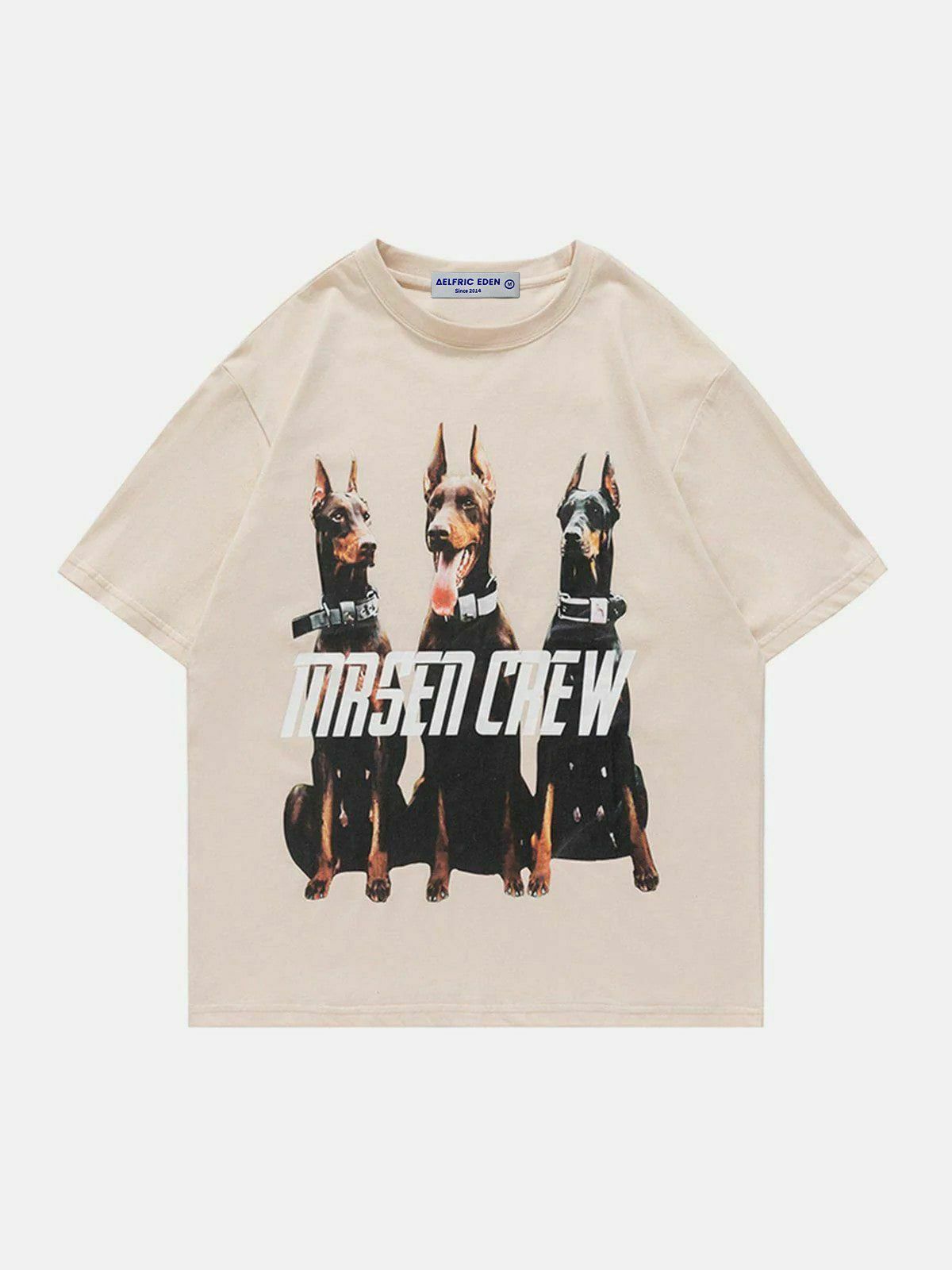 revolutionary doberman pinscher print tee urban statement 1187