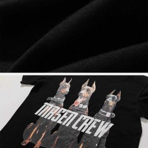 revolutionary doberman pinscher print tee urban statement 3128