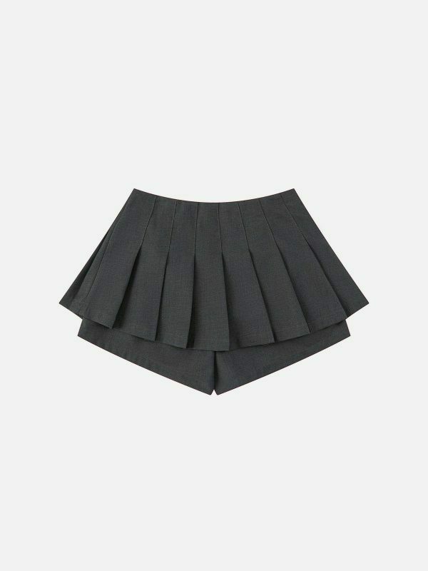 revolutionary pleated skirt edgy & vibrant streetwear 6425