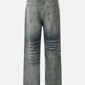 revolutionary scratch lines jeans urban streetwear 1136