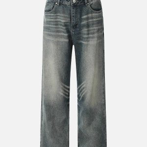 revolutionary scratch lines jeans urban streetwear 5105