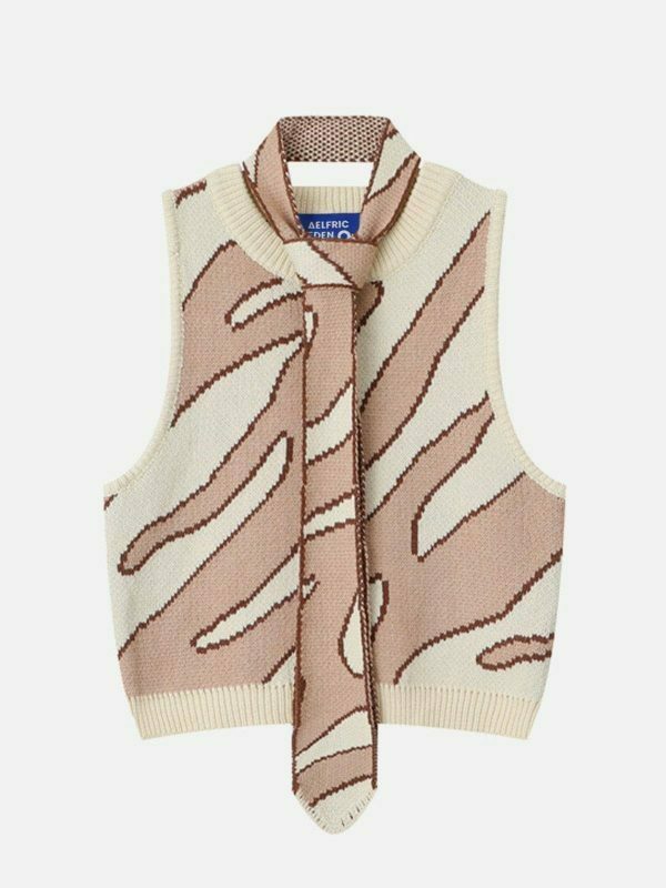 revolutionary twisted stripes sweater vest 7777