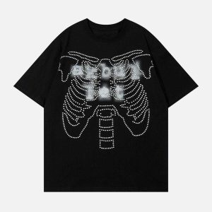 skeleton elements tee dynamic & youthful streetwear 6505