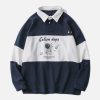 space themed astronaut polo sweatshirt   youthful & dynamic 7178