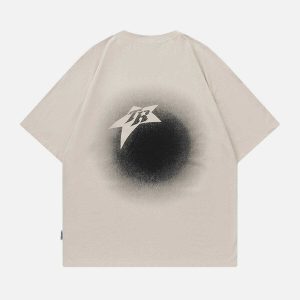 star inkjet print tee dynamic & youthful streetwear 6917