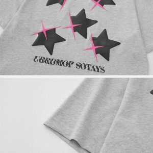 star print tee youthful & vibrant streetwear essential 4556