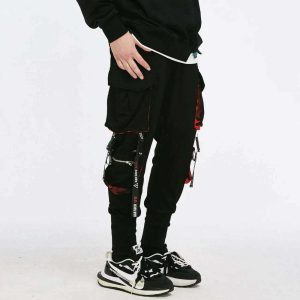 techwear had joggers dynamic & youthful street style 4756