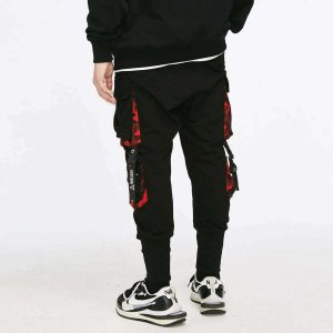 techwear had joggers dynamic & youthful street style 7606