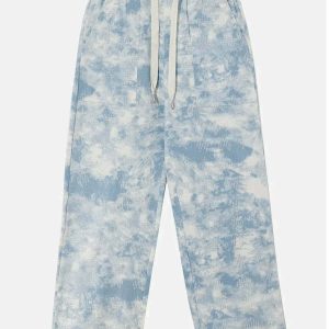 tie dye gradient pants youthful & vibrant streetwear 6137