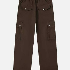 trendy button cargo pants multi pocket urban fit 1598