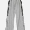 trendy drawstring stripe sweatpants   urban chic comfort 8141