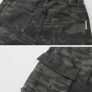 trendy multi pocket camo cargo pants urban appeal 3456