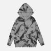 trendy tie dye hoodie   youthful knit streetwear 8216