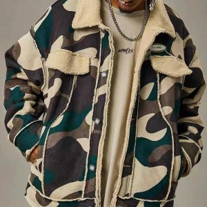 urban camo sherpa coat   exclusive panel design 2053