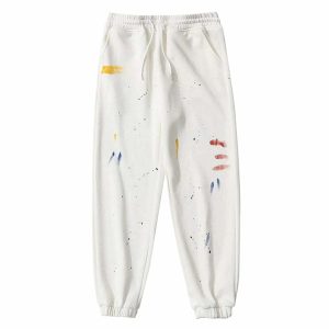 urban ink graffiti track pants dynamic streetwear appeal 5856