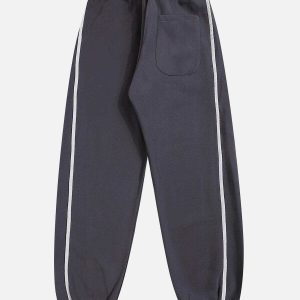 vibrant color block sweatpants 4844