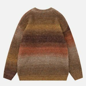 vibrant gradient sweater urban streetwear 1962