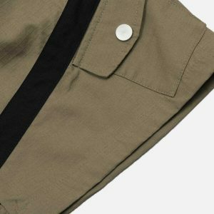 vibrant multi pocket cargo pants 5120