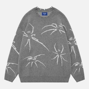 vibrant spider elements sweater 7463