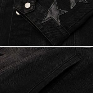 vibrant star denim jacket 7181