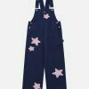 vibrant star embroidered overalls   y2k streetwear 7580