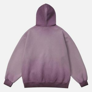 vibrant sunset dye hoodie 8225