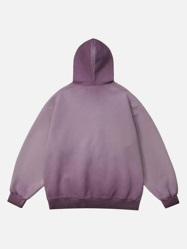 vibrant sunset dye hoodie 8225