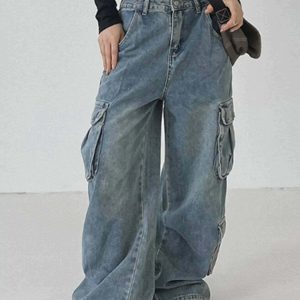 washed gradient jeans high rise straight leg urban chic 8993