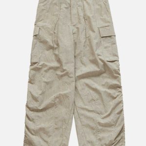 wrinkle proof cargo pants sleek & youthful urban wear 6418