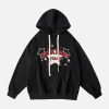 youthful 'amazing start' hoodie   trending urban style 3390