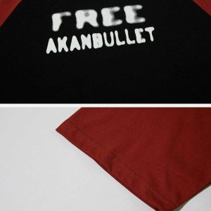 youthful akbullet print tee streetwear icon 8140