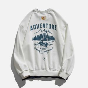 youthful alphabet landscape sweatshirt dynamic print design 6777