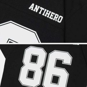 youthful antihero numbers tee dynamic graphic design 5242