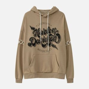 youthful bandage sleeve hoodie streetwear icon 4392