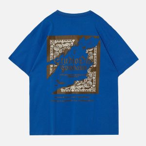 youthful bandanna graphic tee streetwear icon 4781