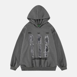 youthful blurry shadow hoodie dynamic print design 5251